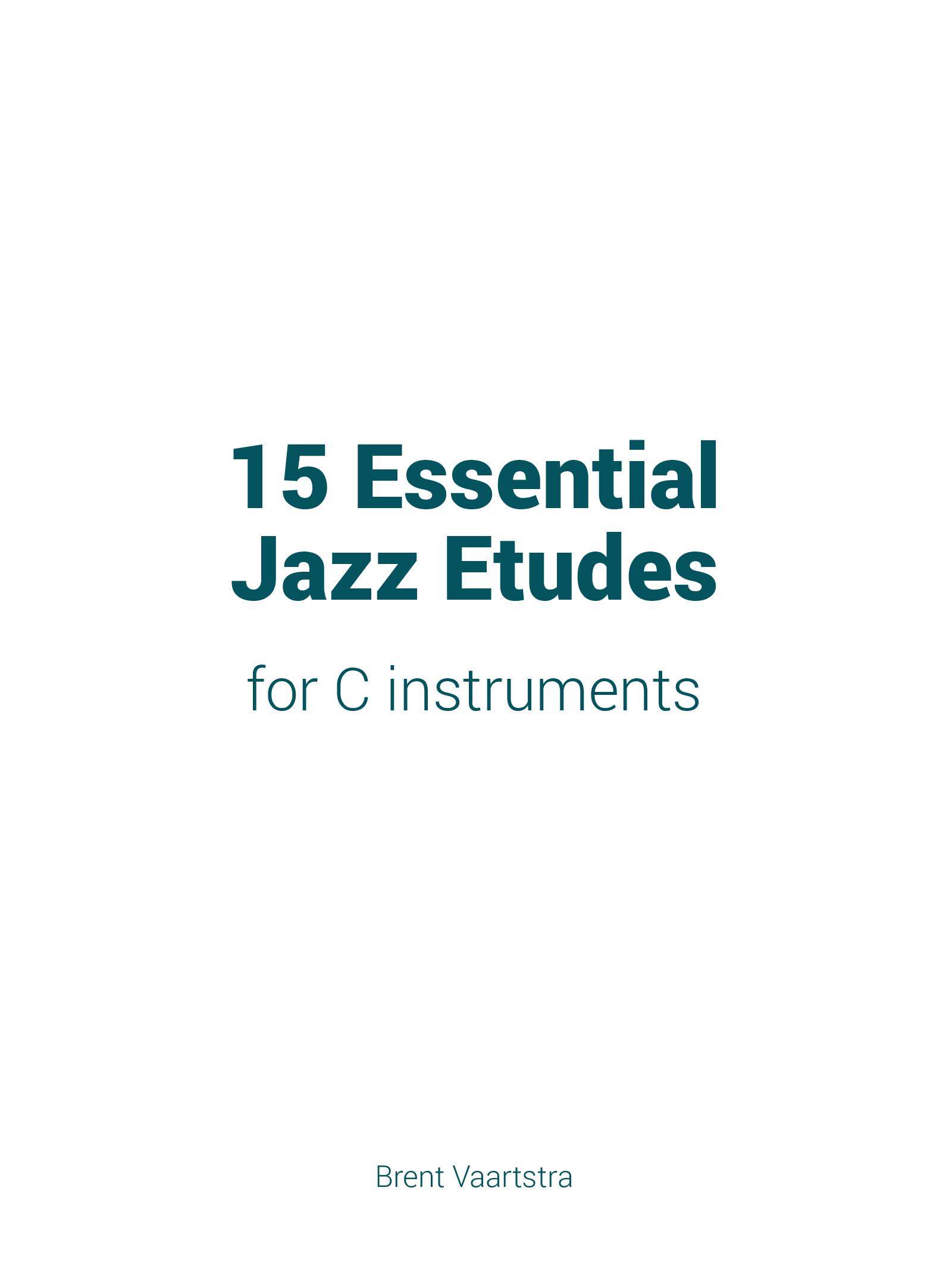 15 Essential Jazz Etudes