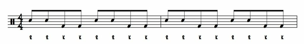 3 Concepts to Develop Solo Ideas With Stick Control 4 Ex 2 HF