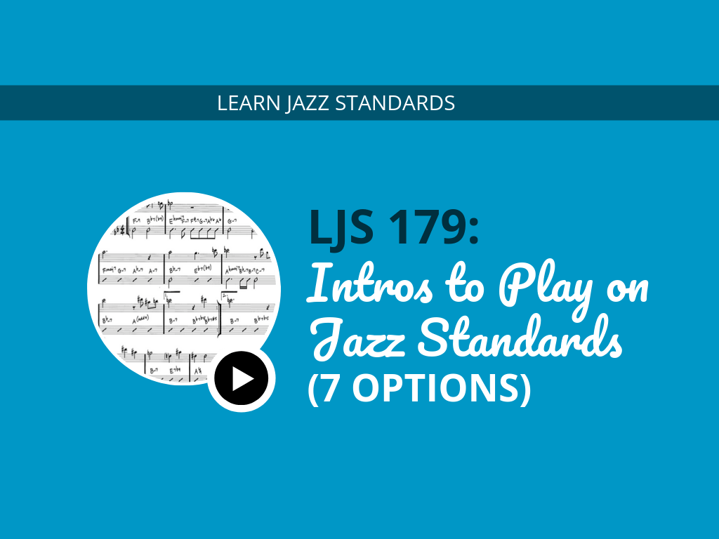 LJS  Intros to Play on Jazz Standards  Options