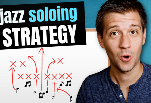 Jazz soloing strategy