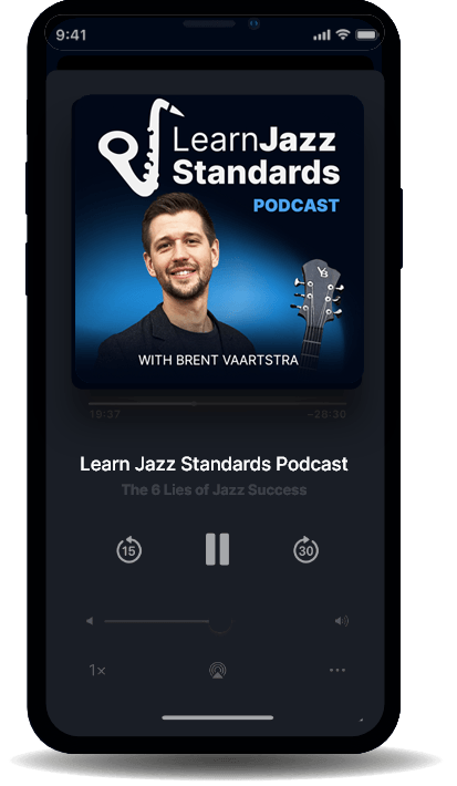 Podcast in mobile phone