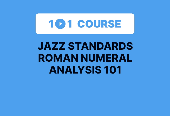 Jazz Standards Roman Numeral Analysis 101