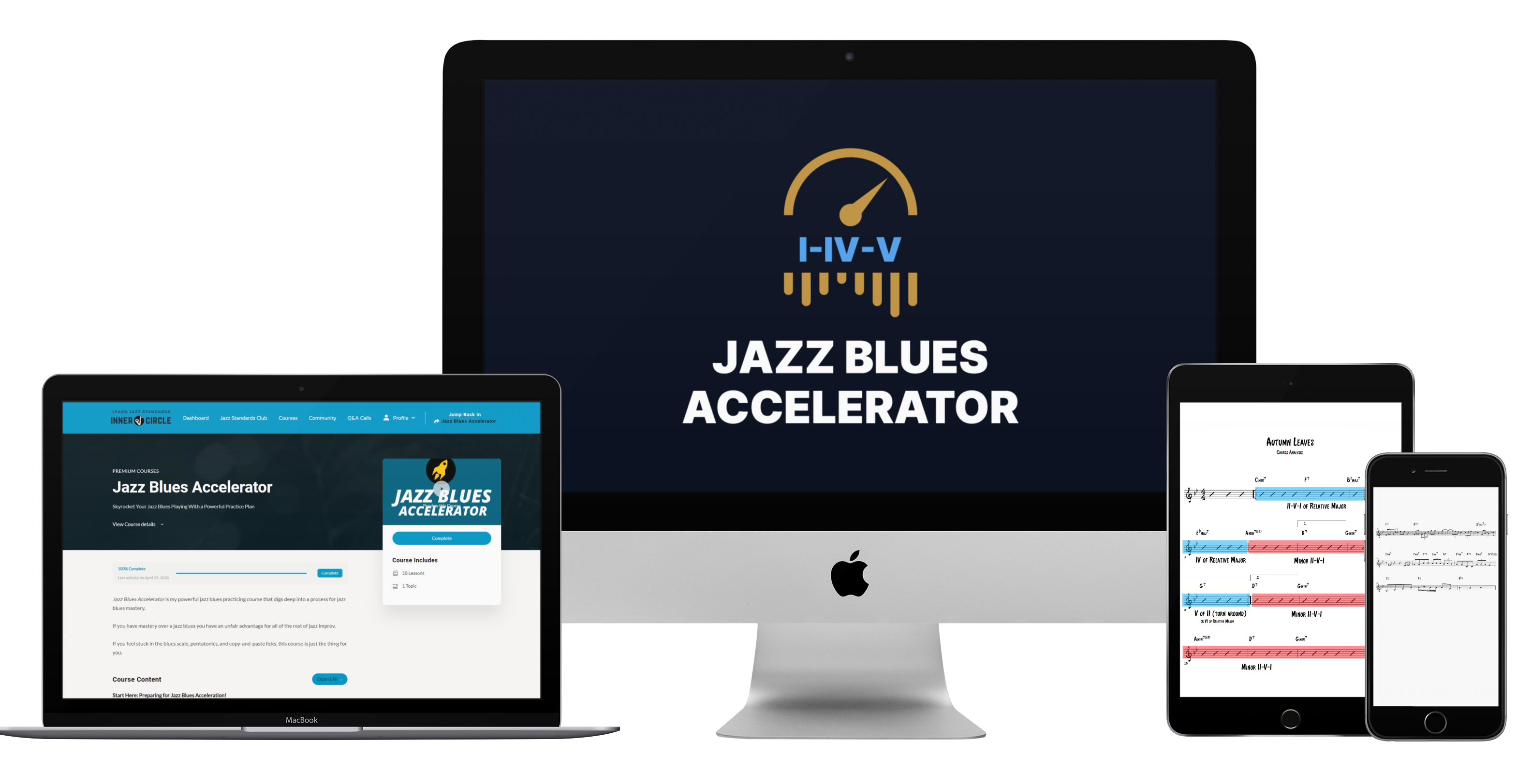 Jazz Blues Accelerator Devices Mockup